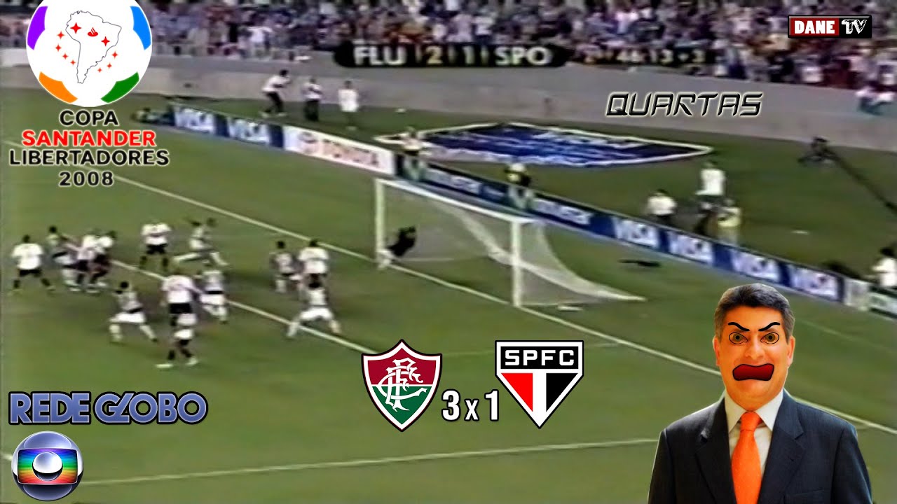 Libertadores 2008 - Fluminense 3x1 São Paulo