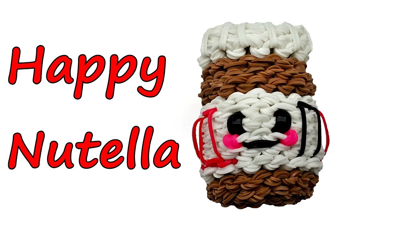 Happy Nutella by feelinspiffy (Rainbow Loom) YouTube