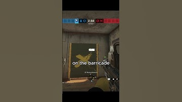 How to break barricades like spoit in rainbow six siege