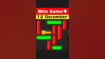 Hamster kombat mini game today | Hamster kombat mini game key | 12 December hamster kombat new key