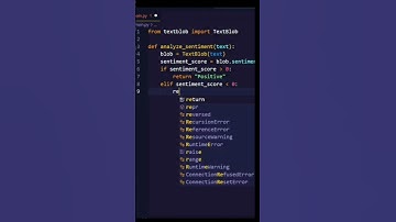 #Sentiment Analysis# AI in 4 sec using in programming