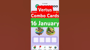 Vertus Combo 16 January | Vertus daily combo | Vertus today Combo