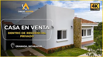 ¿Buscas Retirarte en Nicaragua? Descubre esta casa en Granada dentro de un Residencial Privado