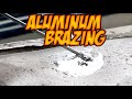 DIY Aluminum Brazing holes in canoe / boat with Blue Demon Triple Play / aluminum solder & welding