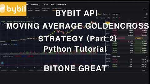 #Bybit API Automated Trading Bot (Moving Average Goldencross Part 2) #Python #BTC #Bitcoin #crypto