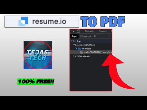Convert Resume.IO Link into PDF for FREE (Working 2023)