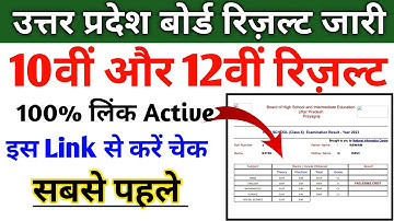 UP Board 12th Result 2023 Kaise Check Kare | How to check Up Board Result 2023
