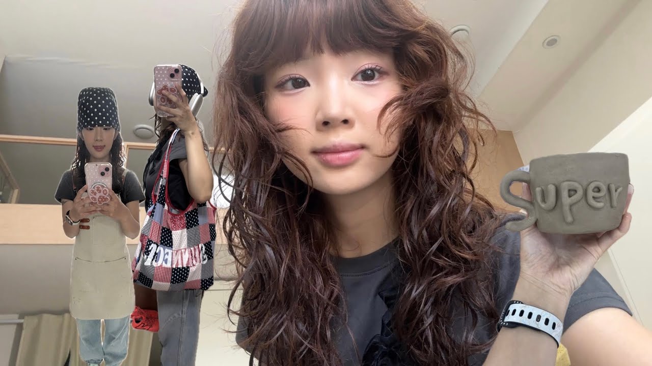 자취 브이로그❼ 내가 좋아하는 요일( ˆ𐃷ˆ) .ᐟ (도자기⋆학교⋆크로스핏)