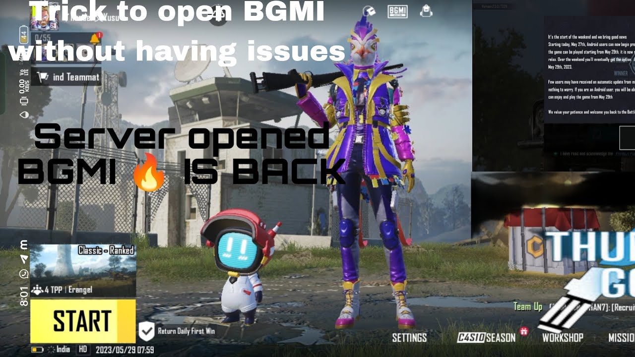How to open BGMI /No server issue /server issue solved easy trick to ...