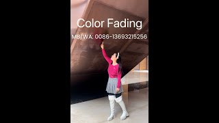 Escalator Elevator Lift Stainless Steel Color Fading