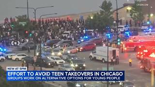 Groups work on alternative options for young people to avoid 'teen takeovers' in Chicago