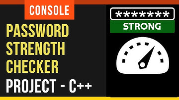 Password Strength Checker in C++ for Beginners | Programming Language Projects