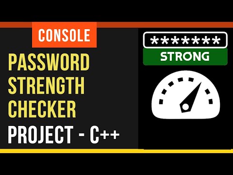 Password Strength Checker in C++ for Beginners | Programming Language Projects
