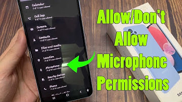Samsung Galaxy A13: How Allow/Don