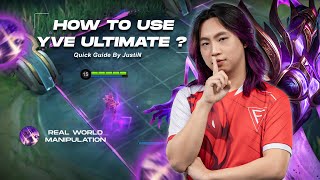 Yve ultimate quick guide by JustiN 🫶🏻