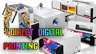 Direct Digital Textile Printing Process - How it's Works
