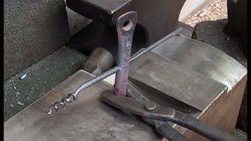 Blacksmith Forged Corkscrew - GS Tongs