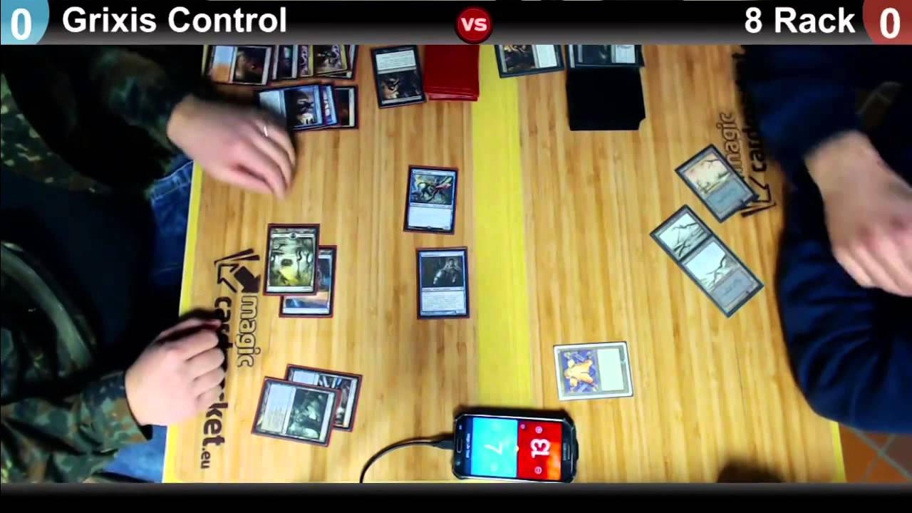 [MTG-Modern] Blue Jund vs 8 Rack - YouTube