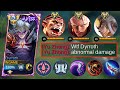 Dyrroth underrated true damage lifesteal build 100 meta destroyer in high rank