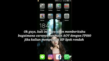 Tutorial High Frame Rate Mode (FPS60) New No VIP 100% Work Arena Of Valor