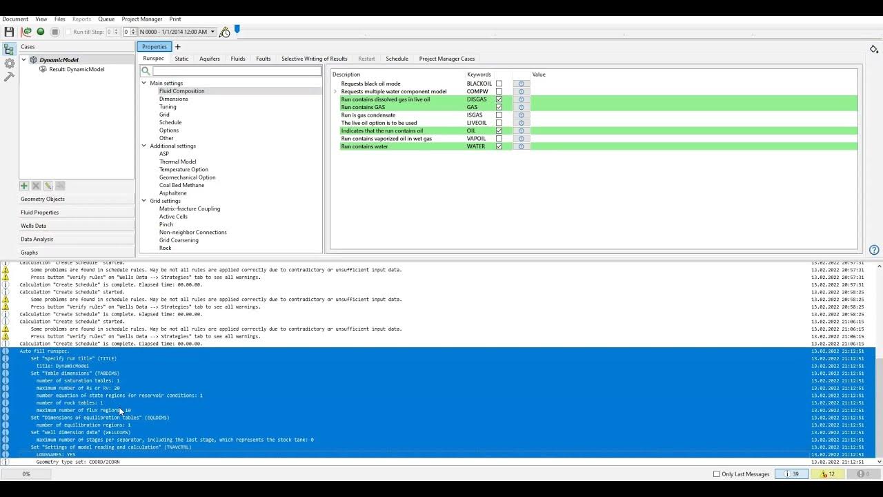tNavigator Tutorial 19: Case Management, Run Specification, and Static ...