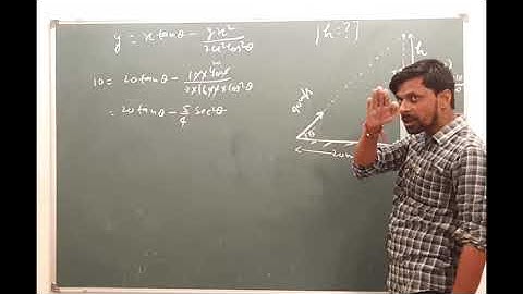 A good level question on projectile motion jee advanced #physicsbyrcsir