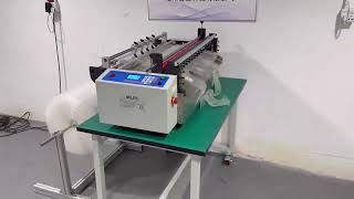Bubble wrap roll cutting machine Bubble wrap film roll to sheet slitting cutting machine