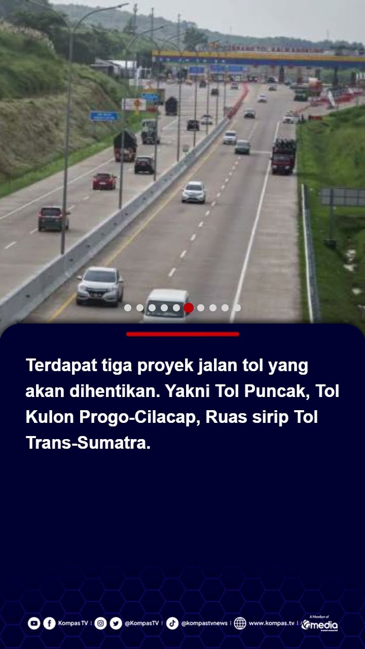 Proyek Jalan Tol Dihentikan Prabowo, Ada Tol Puncak hingga Kulon Progo Cilacap #prabowo #jalantol