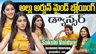 Sakshi Vaidya Exclusive Interview Agent Movie Sakshi Vaidya About Allu Arjun Greatandhracom