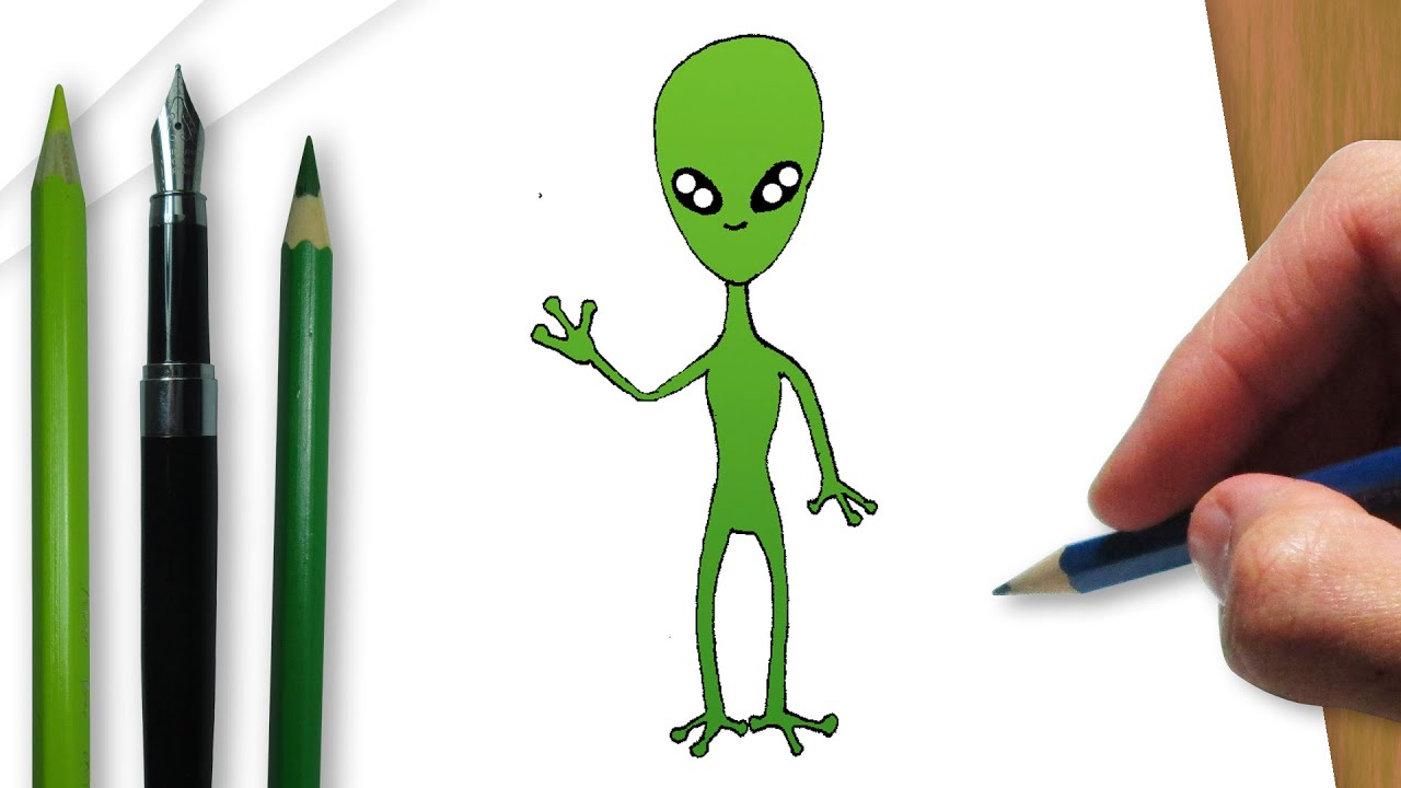 Como Desenhar Um Ovni Alienígena: Tutorial De Desenho Passo A Passo Fácil 