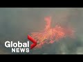Huge “firenado” seen amidst roaring brush fire in California