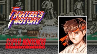 Fighters History Super Nes - Ryoko Playthrough Hd Retrogameup