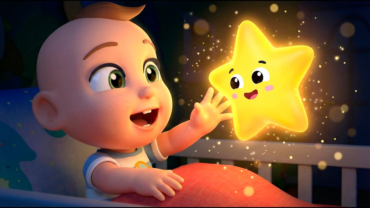 Twinkle Twinkle Yellow, Blue & Red Stars! | Almama Kids Songs & Nursery Rhymes