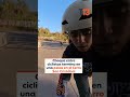 Choque entre ciclistas termina en una pelea en el Cerro San Cristóbal