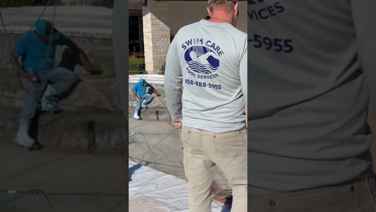 Rancho Santa Fe Pool Remodel with Mini Pebble Finish