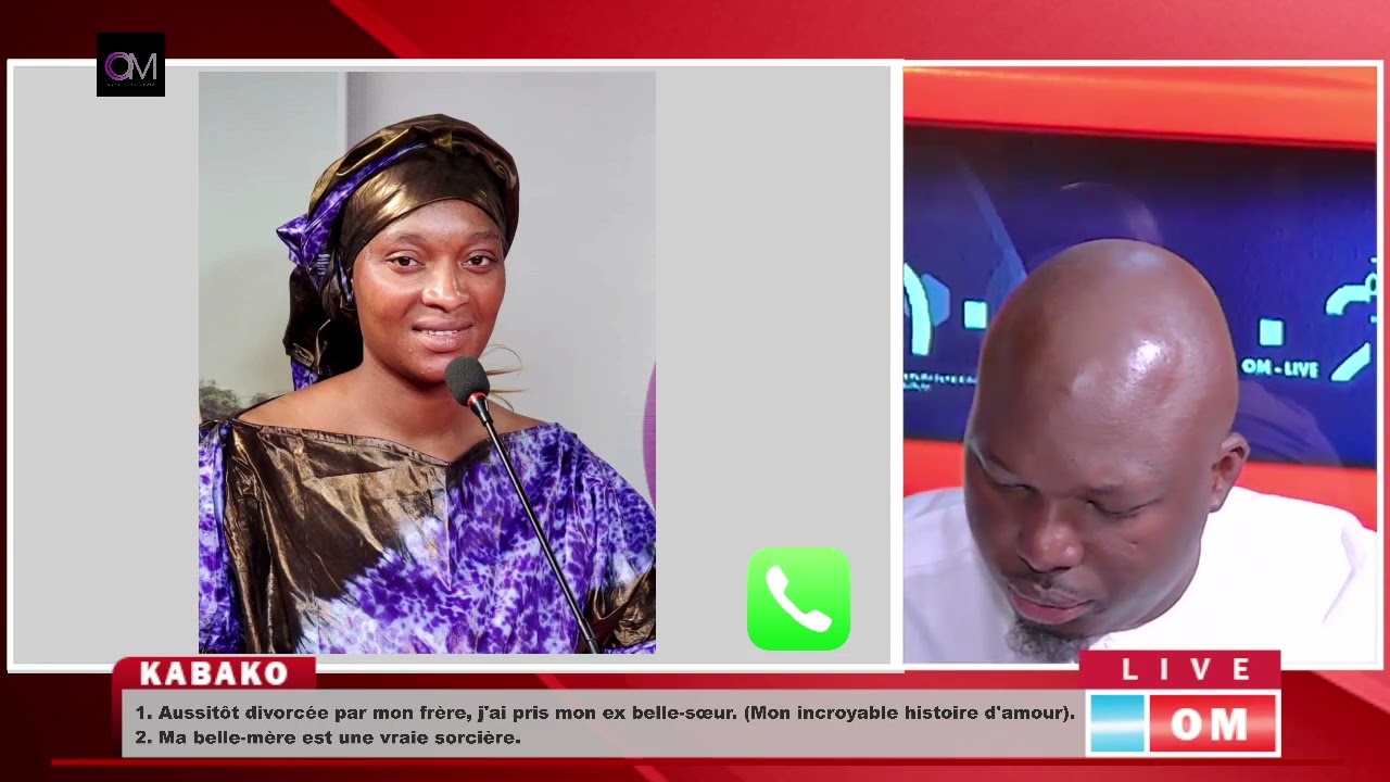 OMLive: #KABAKO - NUMERO : 426 / Aussitôt divorcée par mon frère, j'ai pris mon ex belle-sœur.