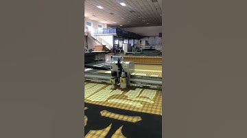 How to use single layer auto cutter to cut fabric leather PU PVC jeans denim