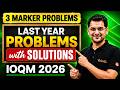 IOQM 3 Marker PYQ's of 2025 | Math Olympiad IOQM 2026 Preparation | Abhay Sir | VOS