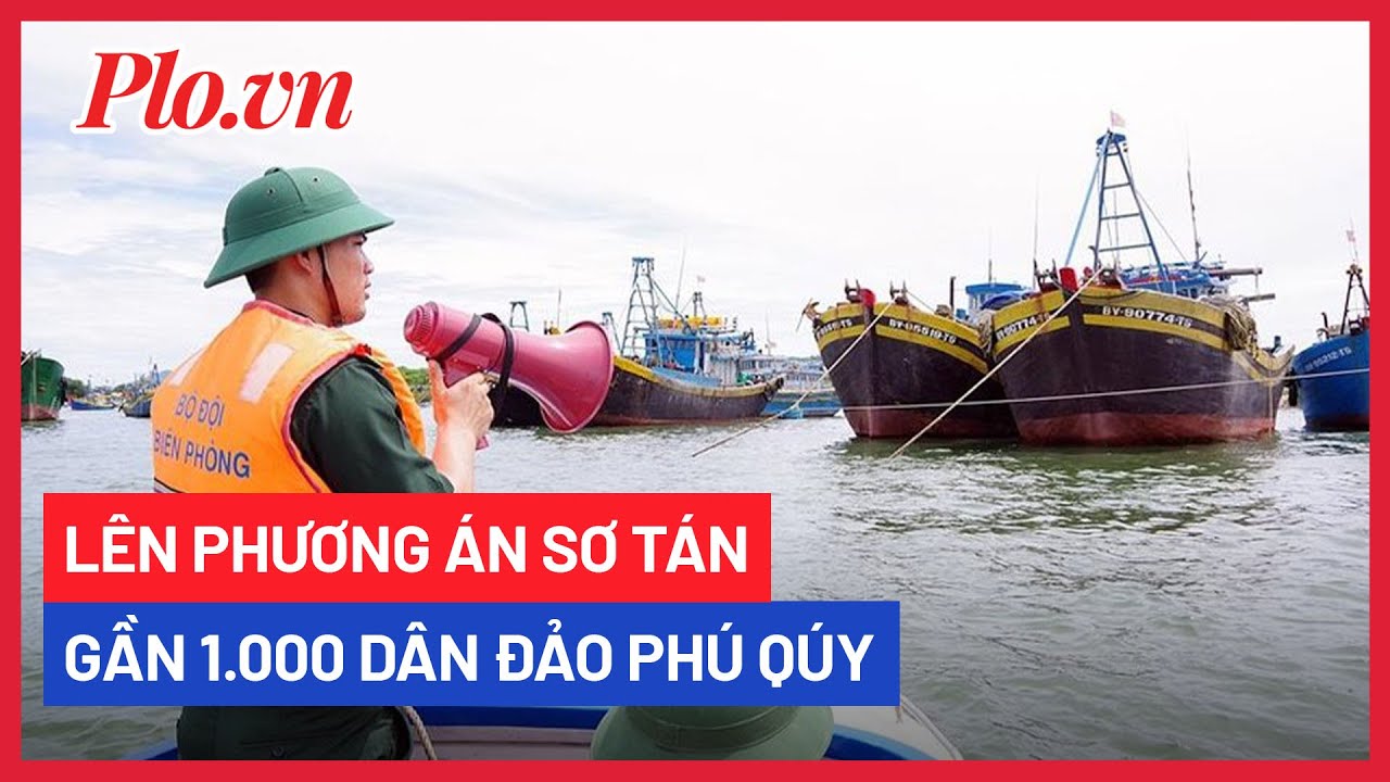 Bình Thuận lên phương án sơ tán gần 1.000 dân trên đảo... - youtube