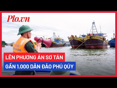 Video Bình Thuận lên phương án sơ tán gần 1.000 dân trên đảo... - youtube