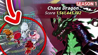 Insane Chaos Dragon Raid Team Summoners Revived season 1