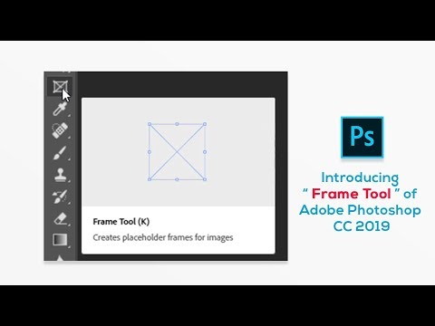 Introducing Frame tool of Adobe Photoshop CC  : ✪ Photoshop Tutorial ✪