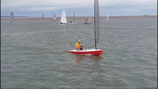 Lightning 368 Northern area regatta. West Kirby Sailing Club. Race 3 start.
