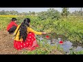 Fishing Video | Everyone should watch these tricks to learn from brother & sister fishing methods