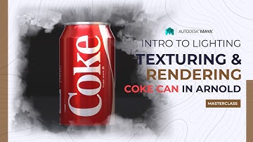 Autodesk Maya - Texturing and Rendering Coke Tin #3danimation #3dmodeling #render