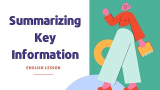 Summarizing Key Information - MELC Based /Teacherrific Summarizing Key Information