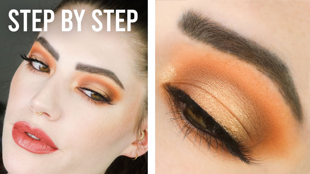 Gold Halo Eyeshadow Tutorial (Hooded Eyes) YouTube