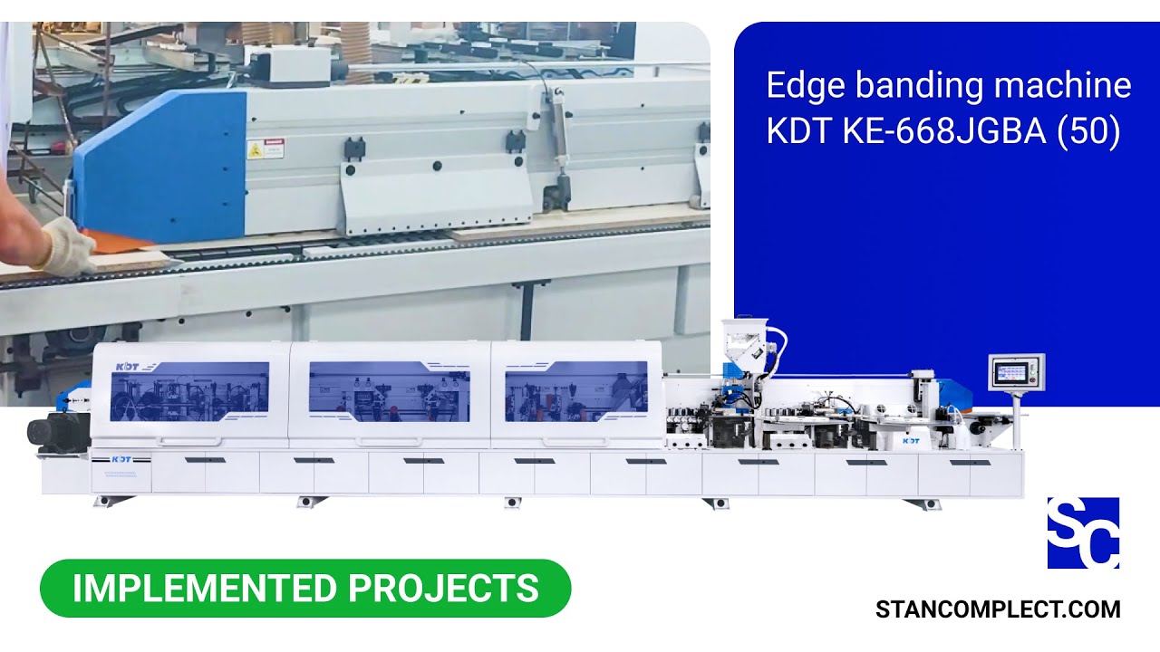 Achieve perfect edgebanding | EDGEBANDING MACHINE KE-668JGBA (50 ...