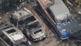 Man found dead in burning car in Los Feliz