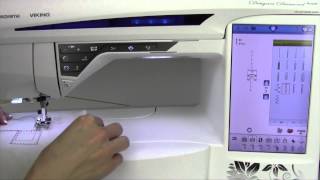 Husqvarna Viking Designer Diamond 43 4-Way Stitches